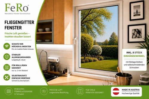 Fliegengitter-Fenster-Mücken-