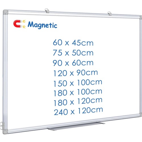 Whiteboard magnetisch 90x60cm - magnetisch,